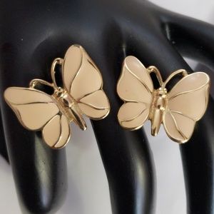 Trifari butterfly  earrings #5